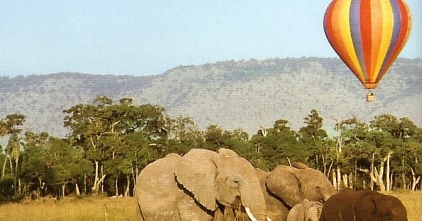 Hot air balloon safaris in Amboseli National Park